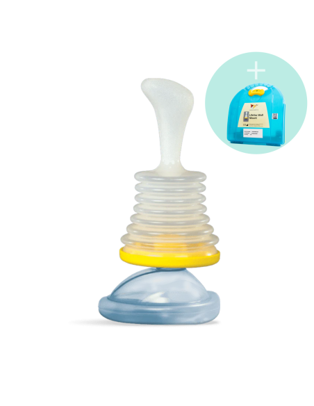LifeVac, anti-choking device for airway clearance, Wall Kit, with wall mount