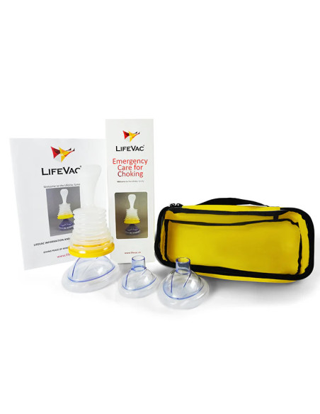 LifeVac, zariadenie na uvoľnenie dýchacích ciest, cestovný set, s taškou na prenášanie